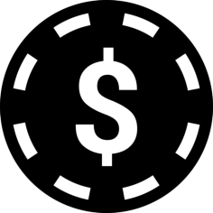 Poker Token Craft Design Svg File, Free Vectors File